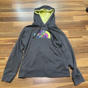 The North Face Gray and Yellow Women's Hoodie